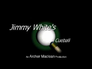 Jimmy White's 2 Cueball title screen for Playstation